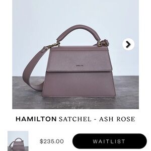 Angela Roi Hamilton Satchel - Ash Rose